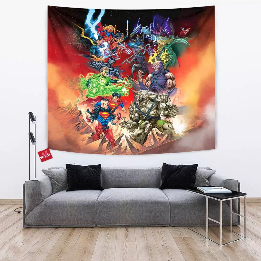 Comic War Zone Tapestry