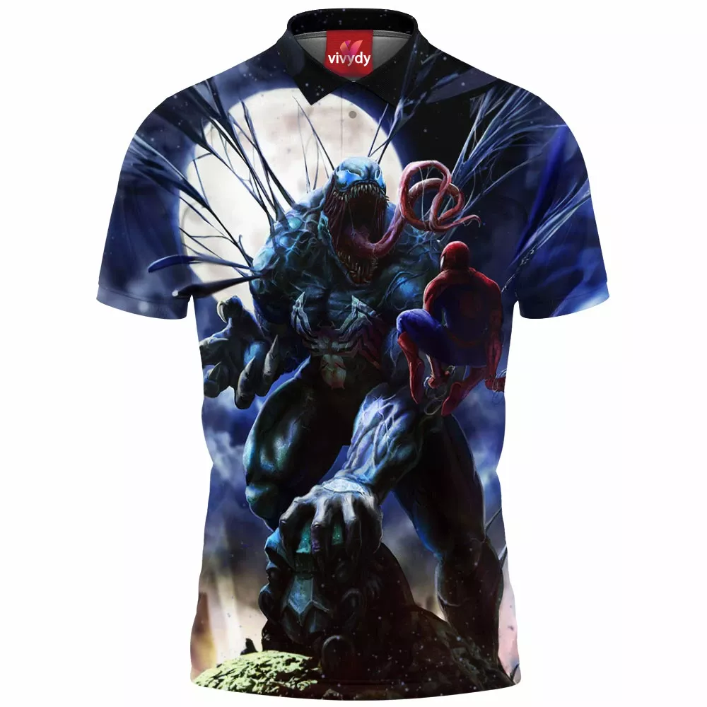 Venom Spider-man Polo Shirt