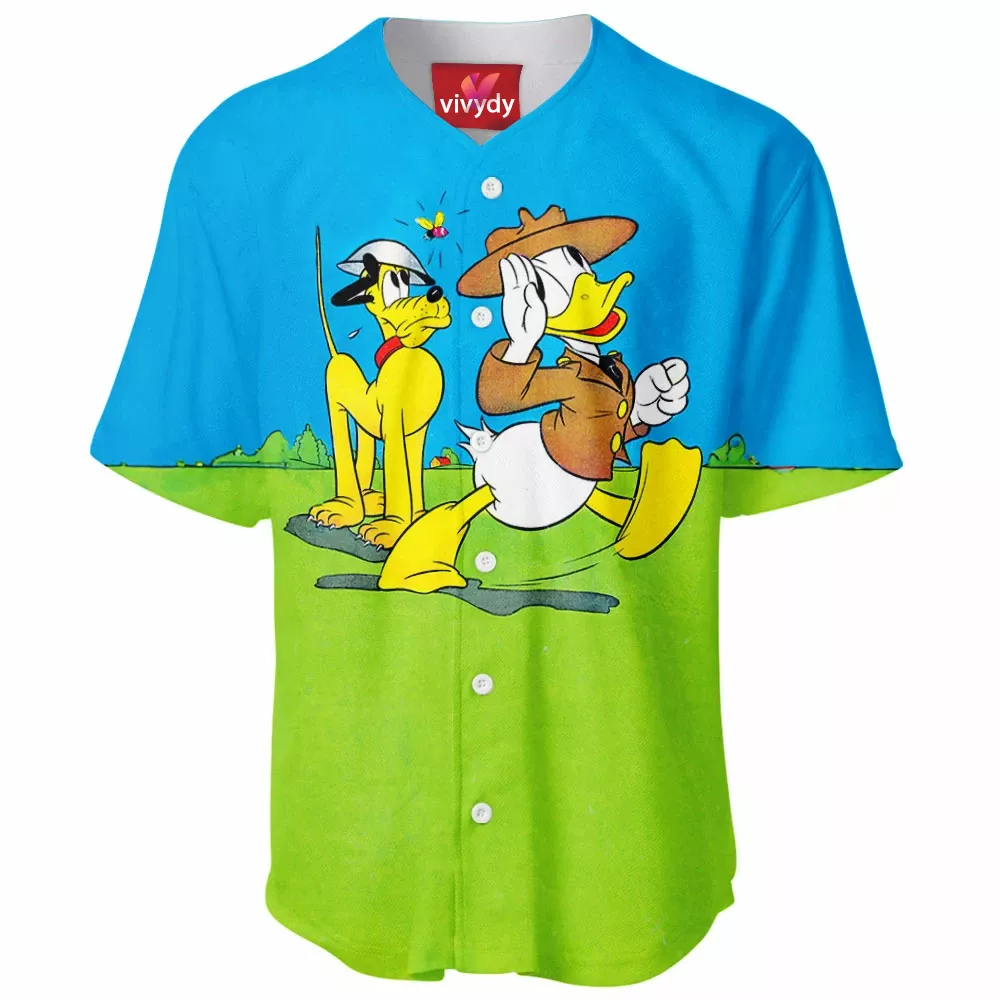 Pluto Donald Duck Baseball Jersey