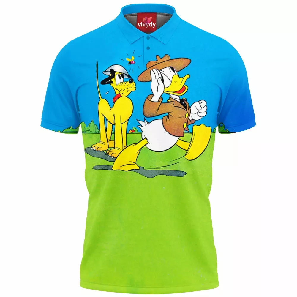 Pluto Donald Duck Polo Shirt