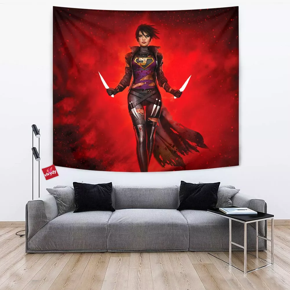 Comic Vampire Tapestry