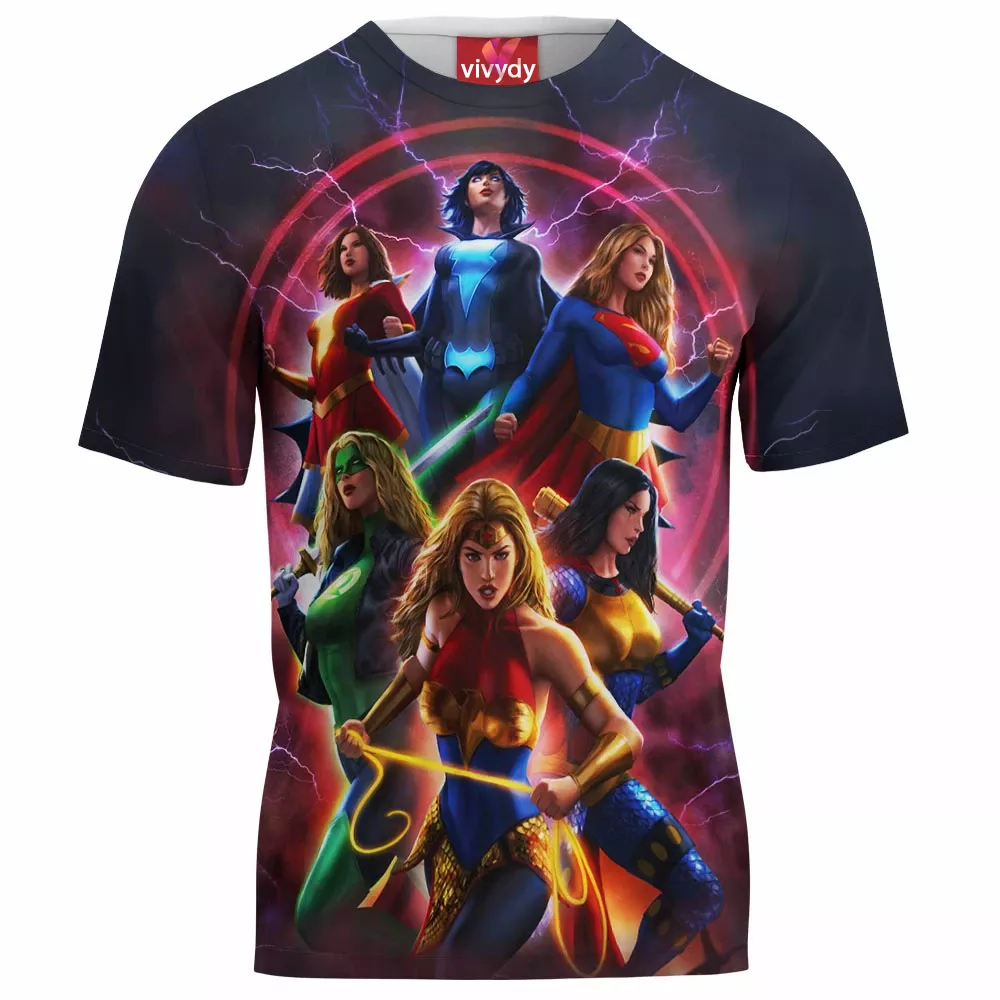 Comic Woman Heros T-Shirt