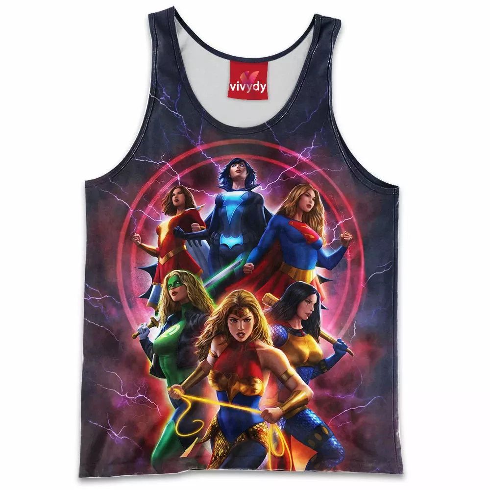 Comic Woman Heros Tank Top