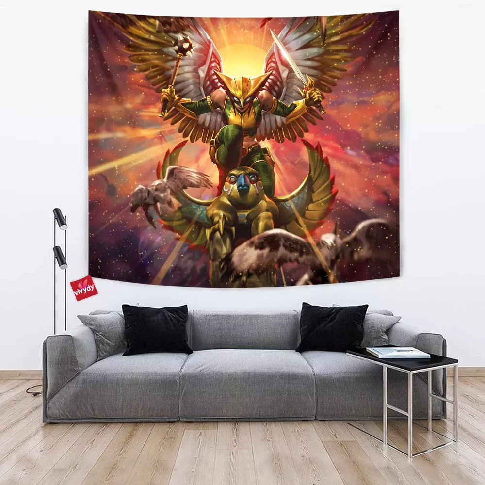 Hawkgirl Tapestry