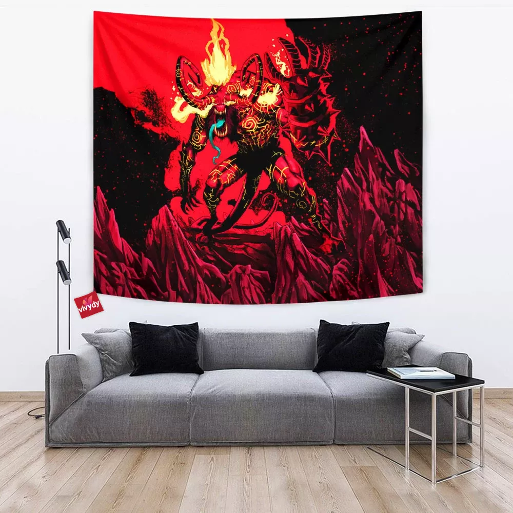 Hellboy x Venom Tapestry