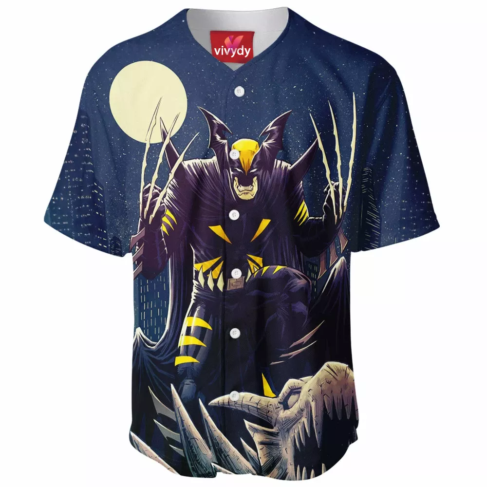 Wolverine x Batman Baseball Jersey