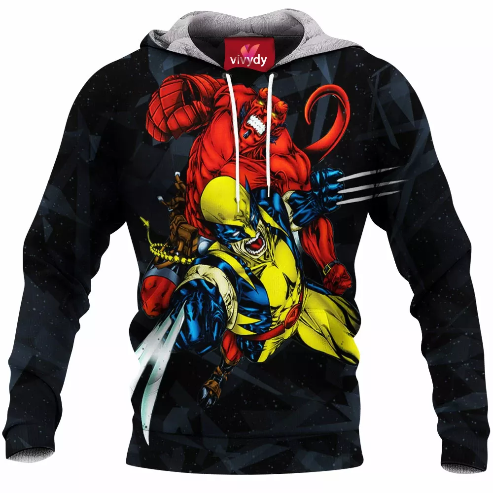 Wolverine Hellboy Hoodie