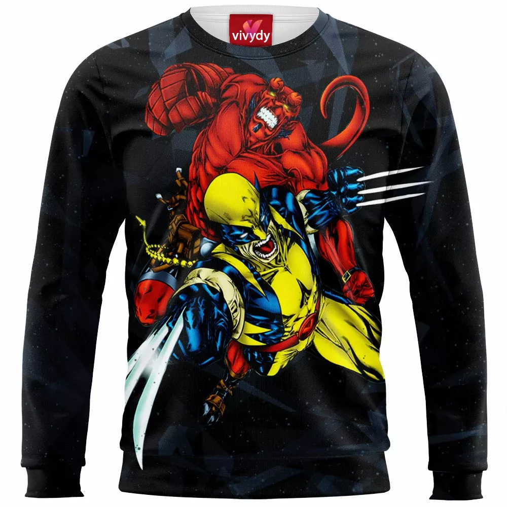 Wolverine Hellboy Sweatshirt