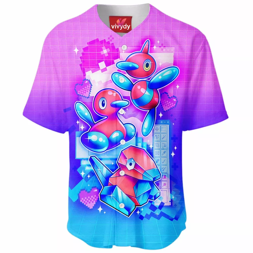 Porygon Baseball Jersey