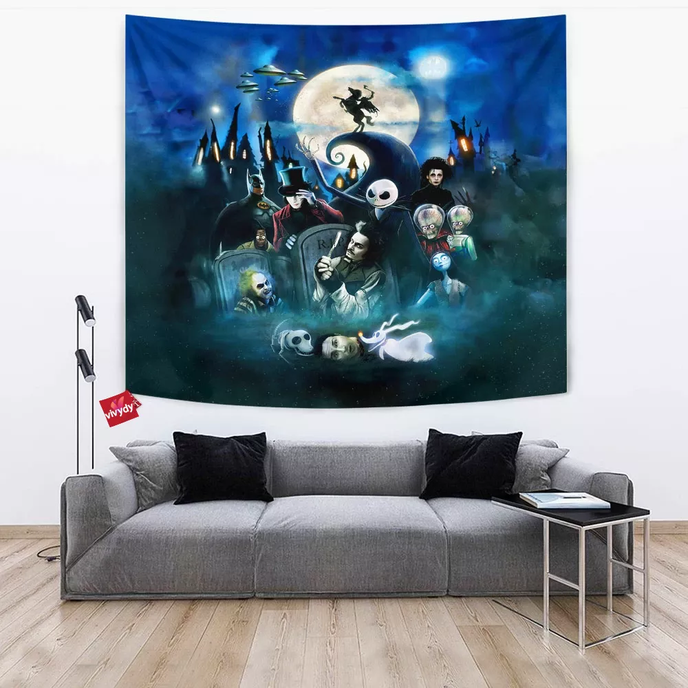 The Nightmare Before Christmas Tapestry