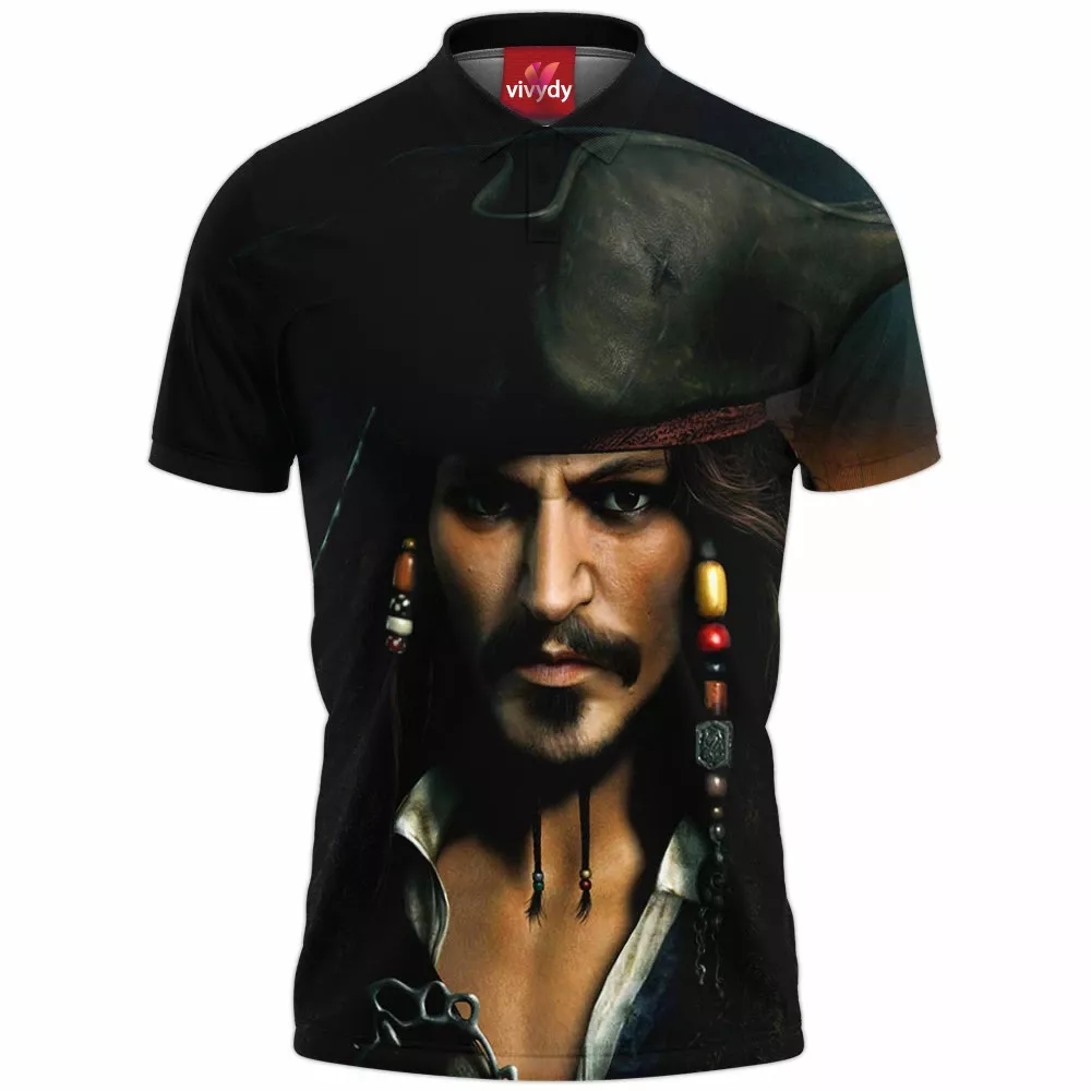 Captain Jack Sparrow Polo Shirt