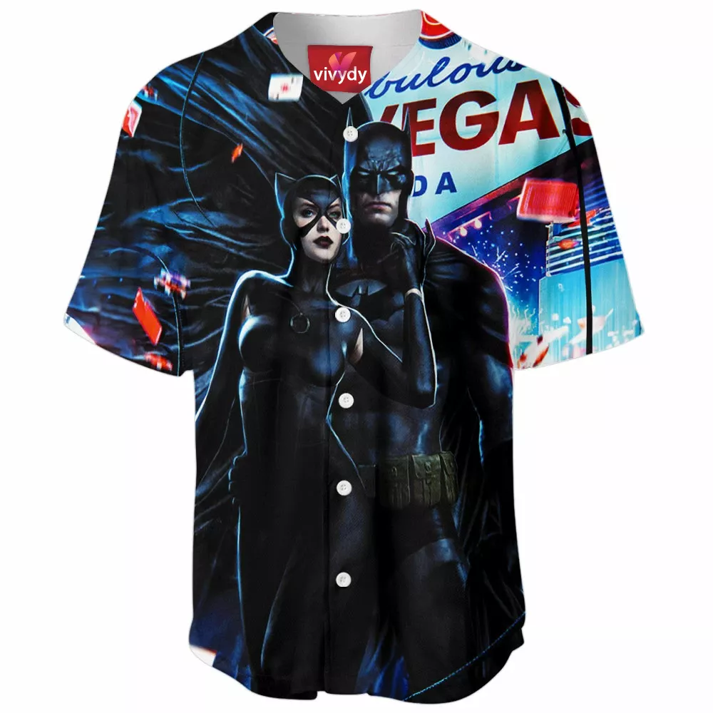 Batman Catwoman Baseball Jersey