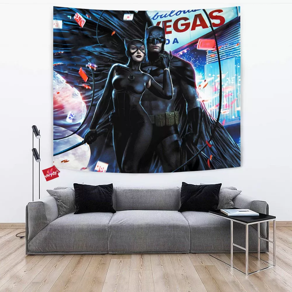 Batman Catwoman Tapestry