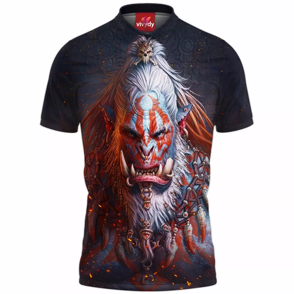 Orc Warcraft Polo Shirt