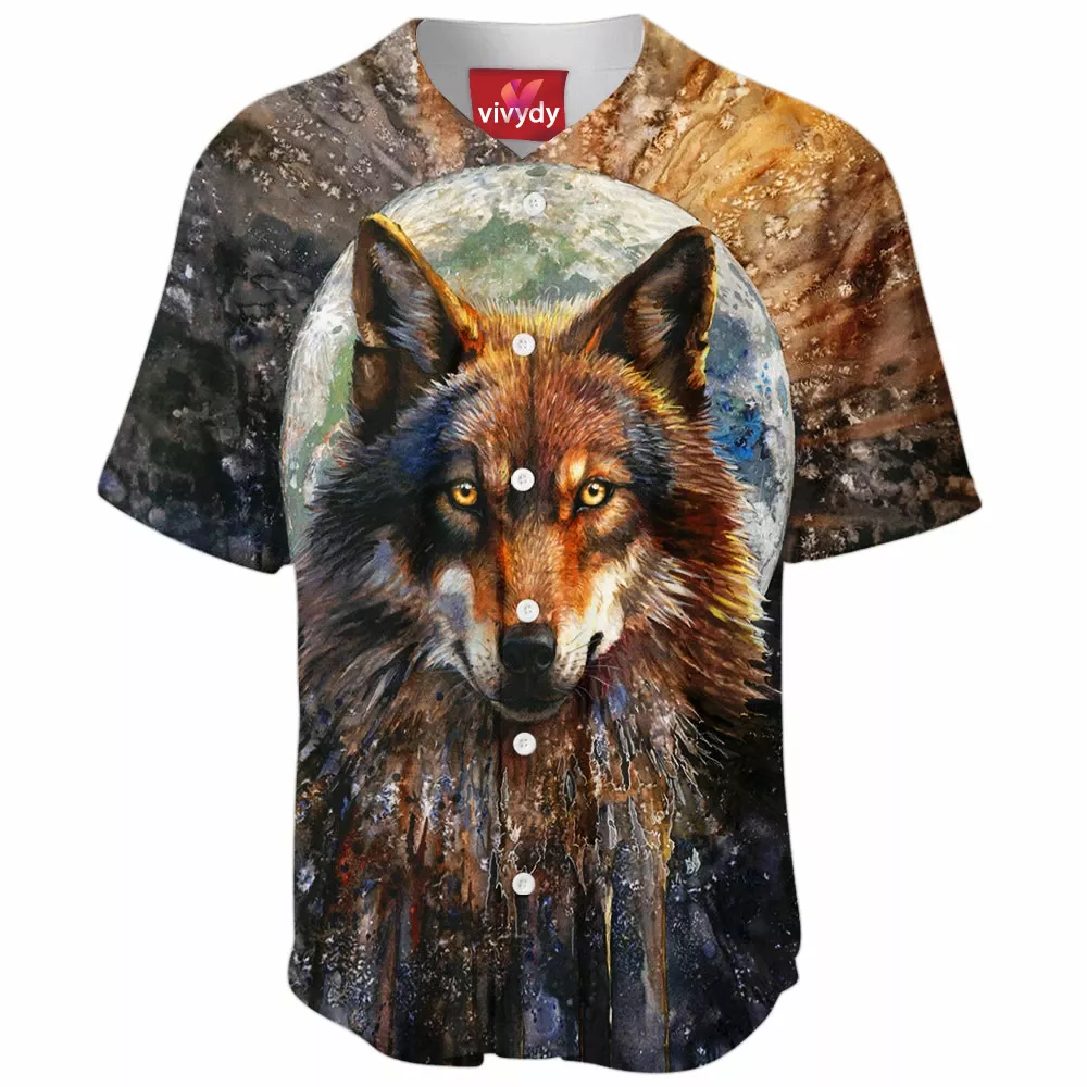 Fullmoon Wolf Baseball Jersey