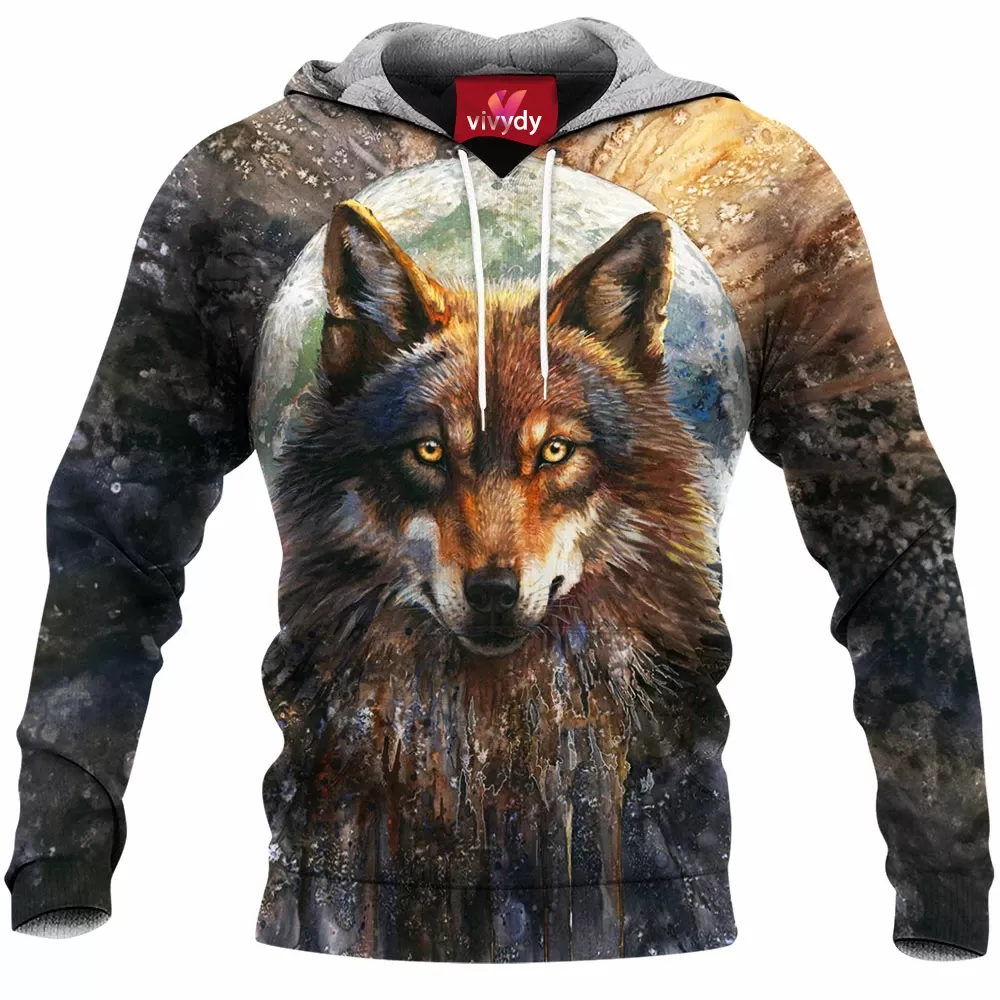 Fullmoon Wolf Hoodie