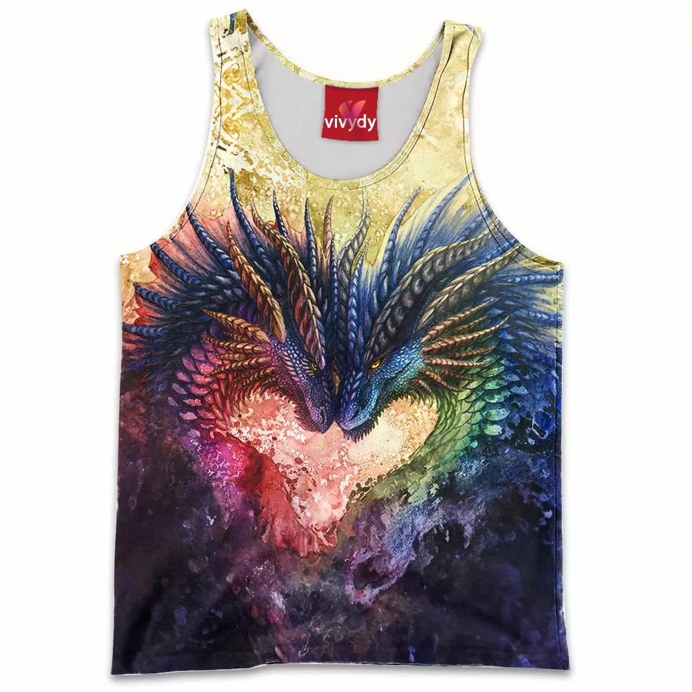 Colorful Dragons Tank Top