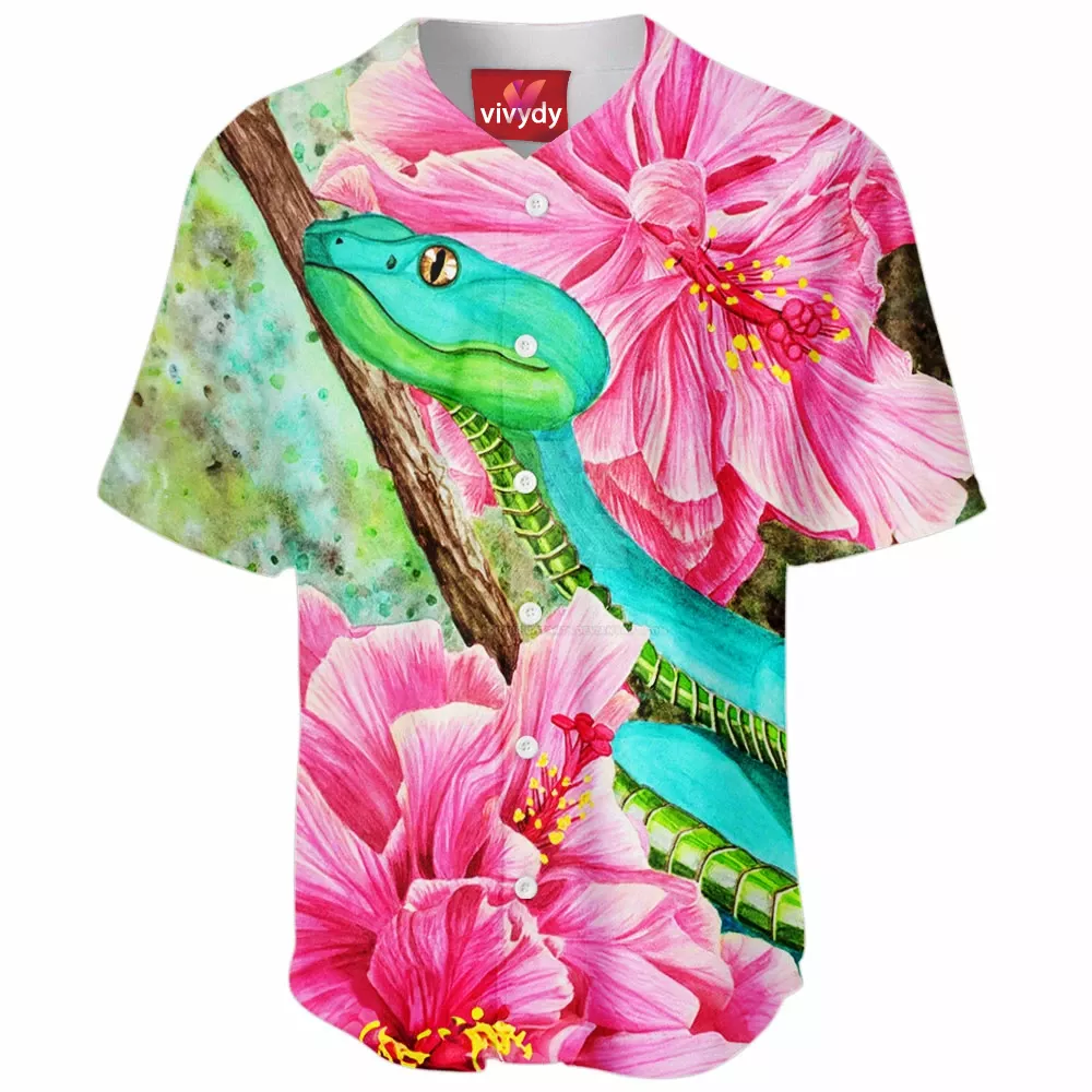 Flower And Snake Baseball Jersey