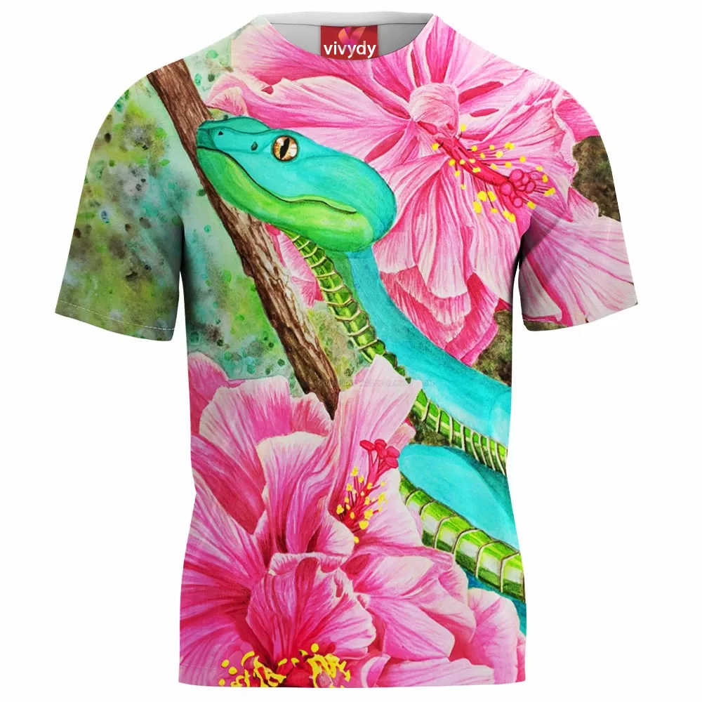 Flower And Snake T-Shirt