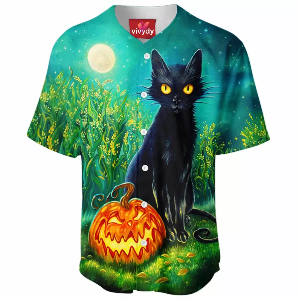 Black Cat Baseball Jersey