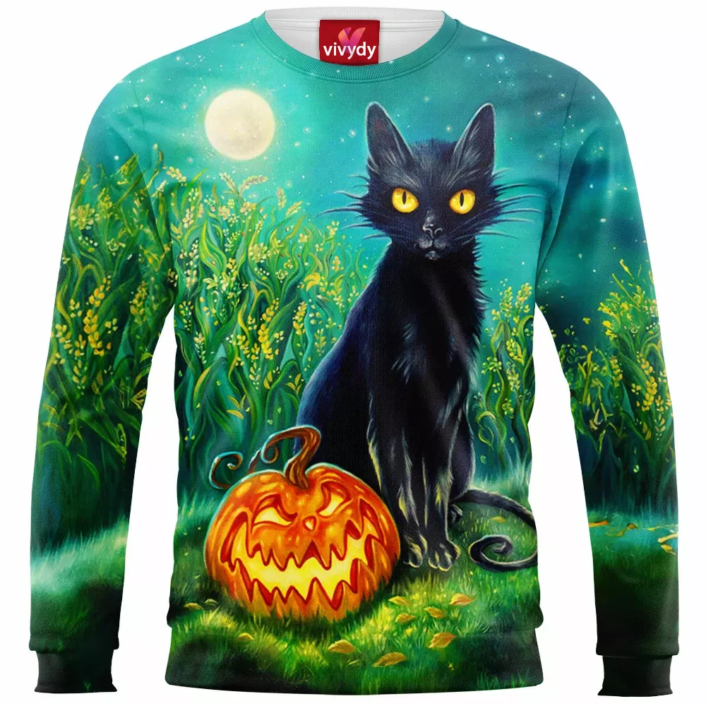 Black Cat Sweatshirt