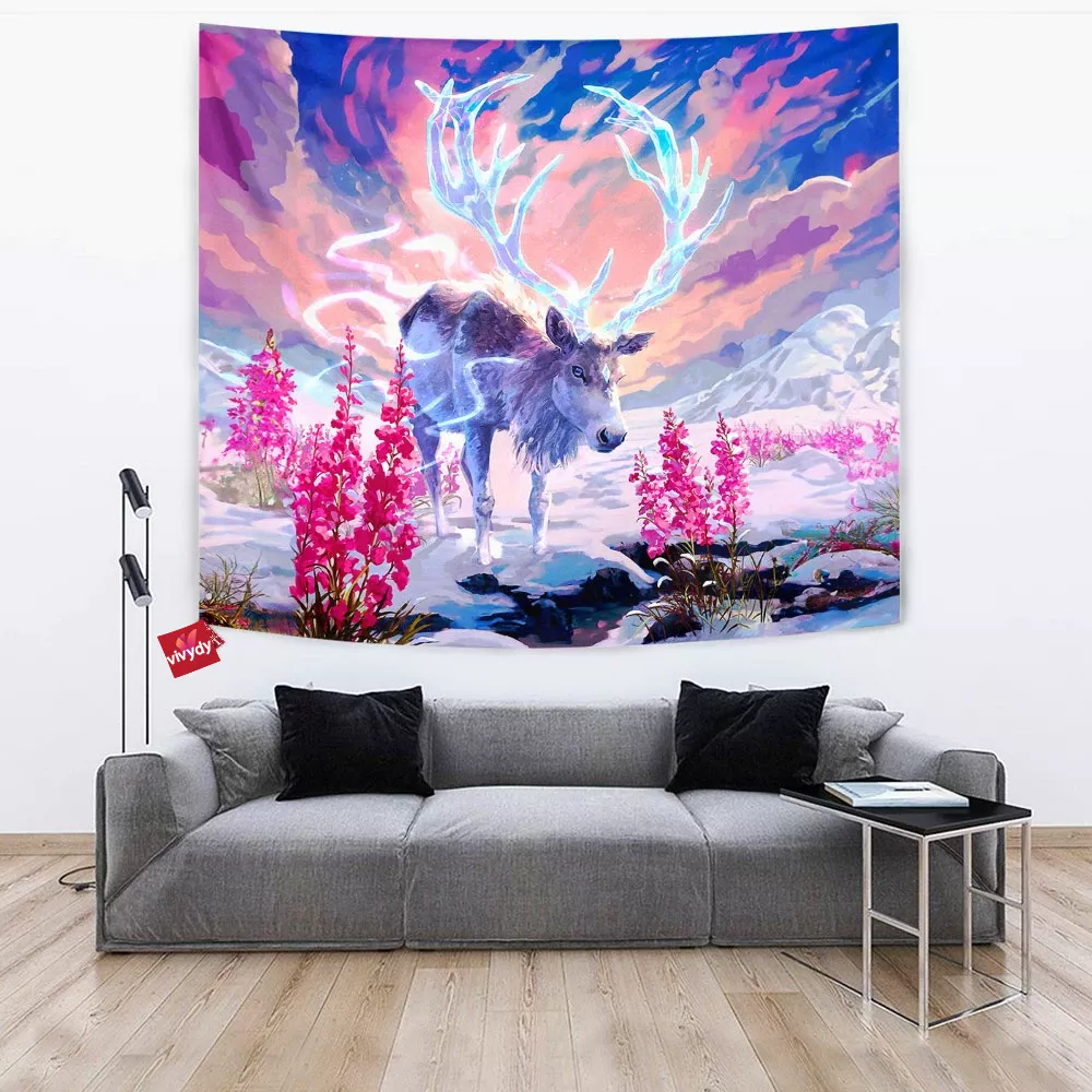 Deer God Tapestry