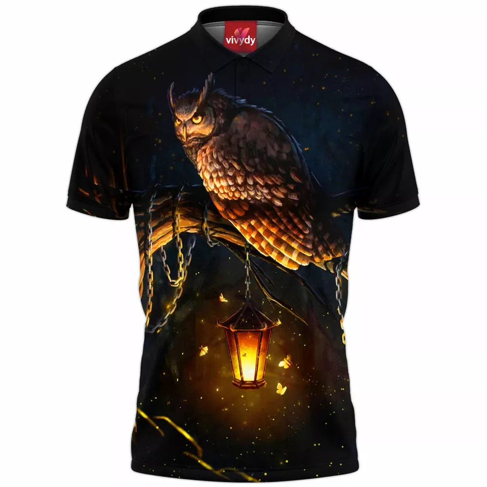 Night Hunter Raven Comic Polo Shirt