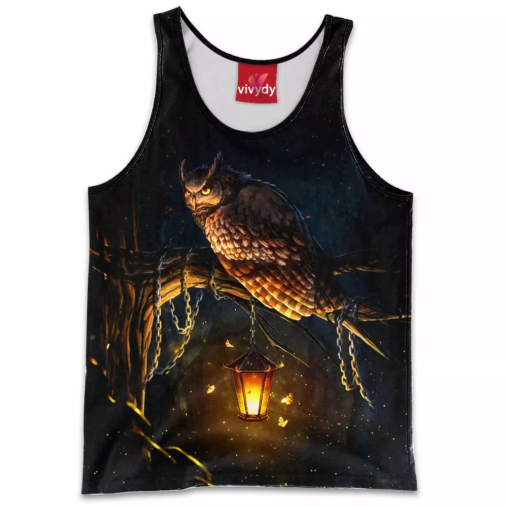 Night Hunter Raven Comic Tank Top