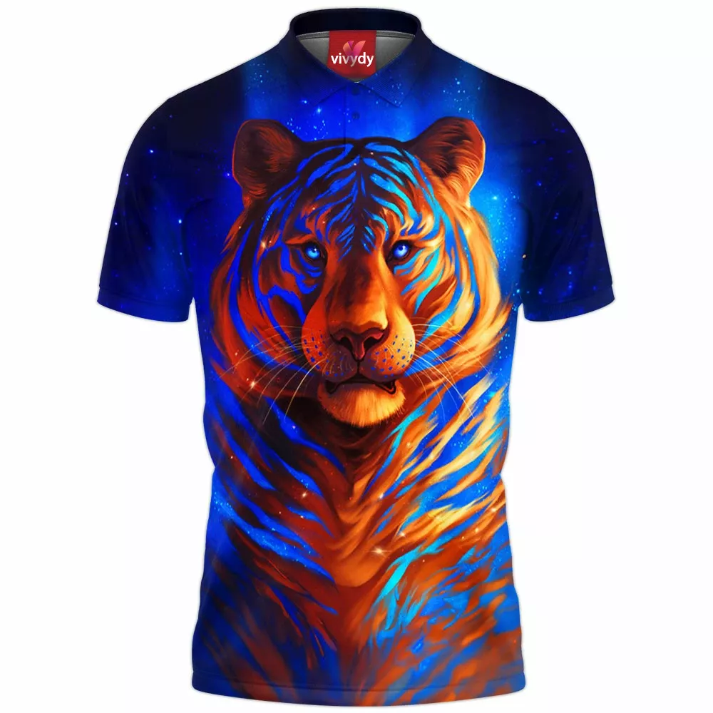 Galaxy Tiger Polo Shirt