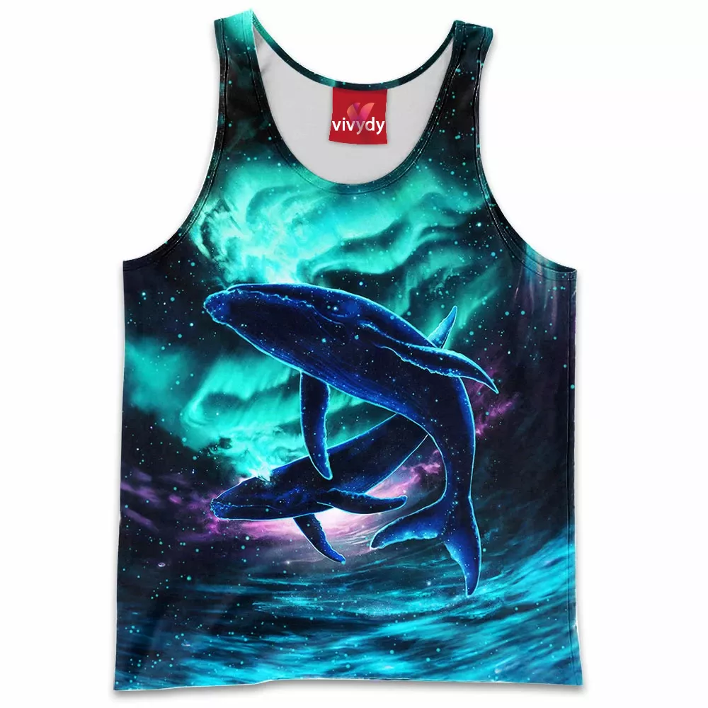 Aurora Galaxy Whale Tank Top