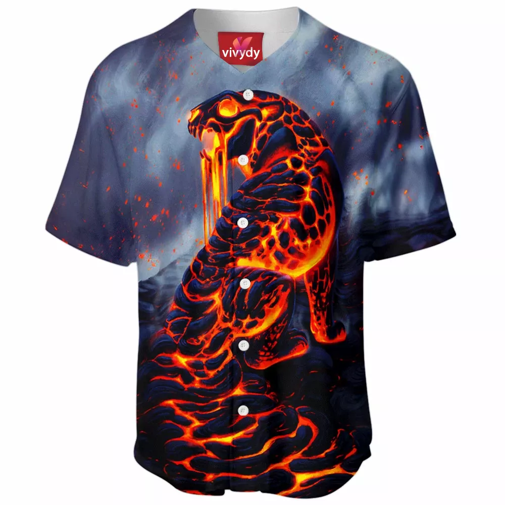 Lava Leopard Baseball Jersey