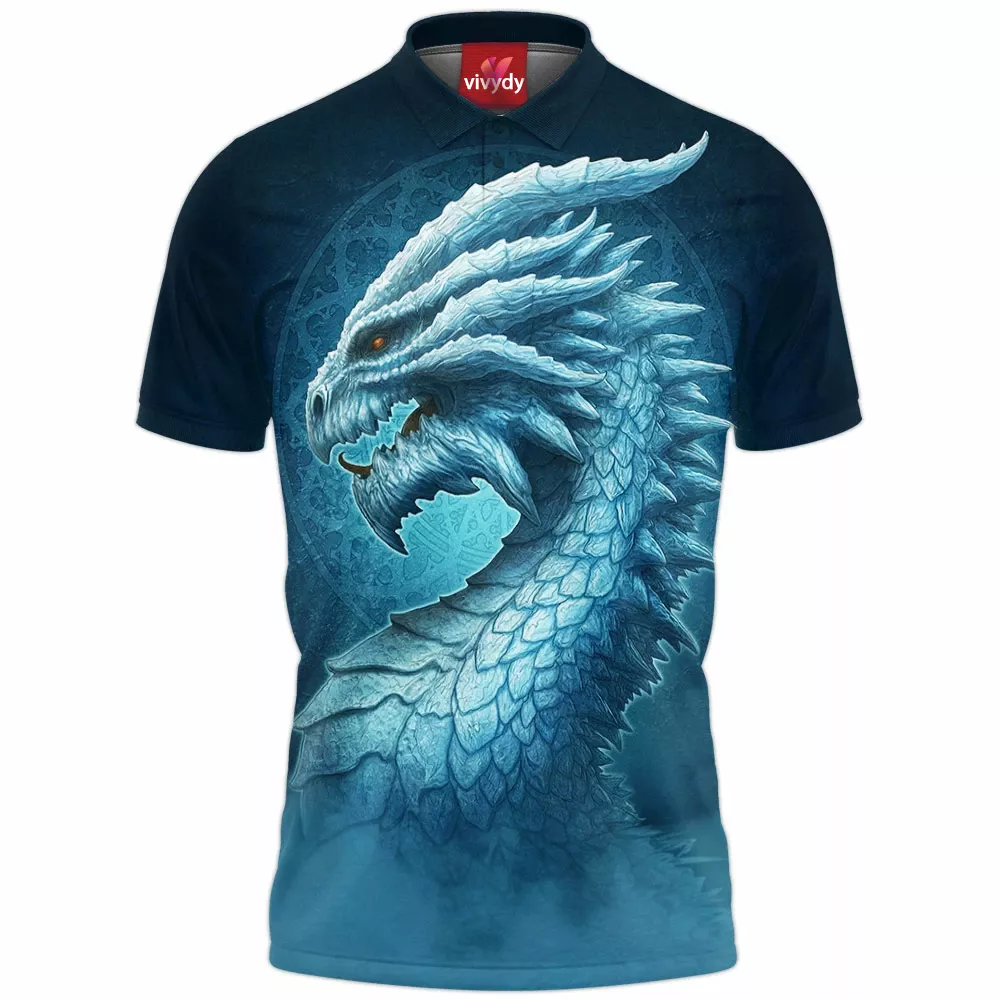 Ice Dragon Polo Shirt