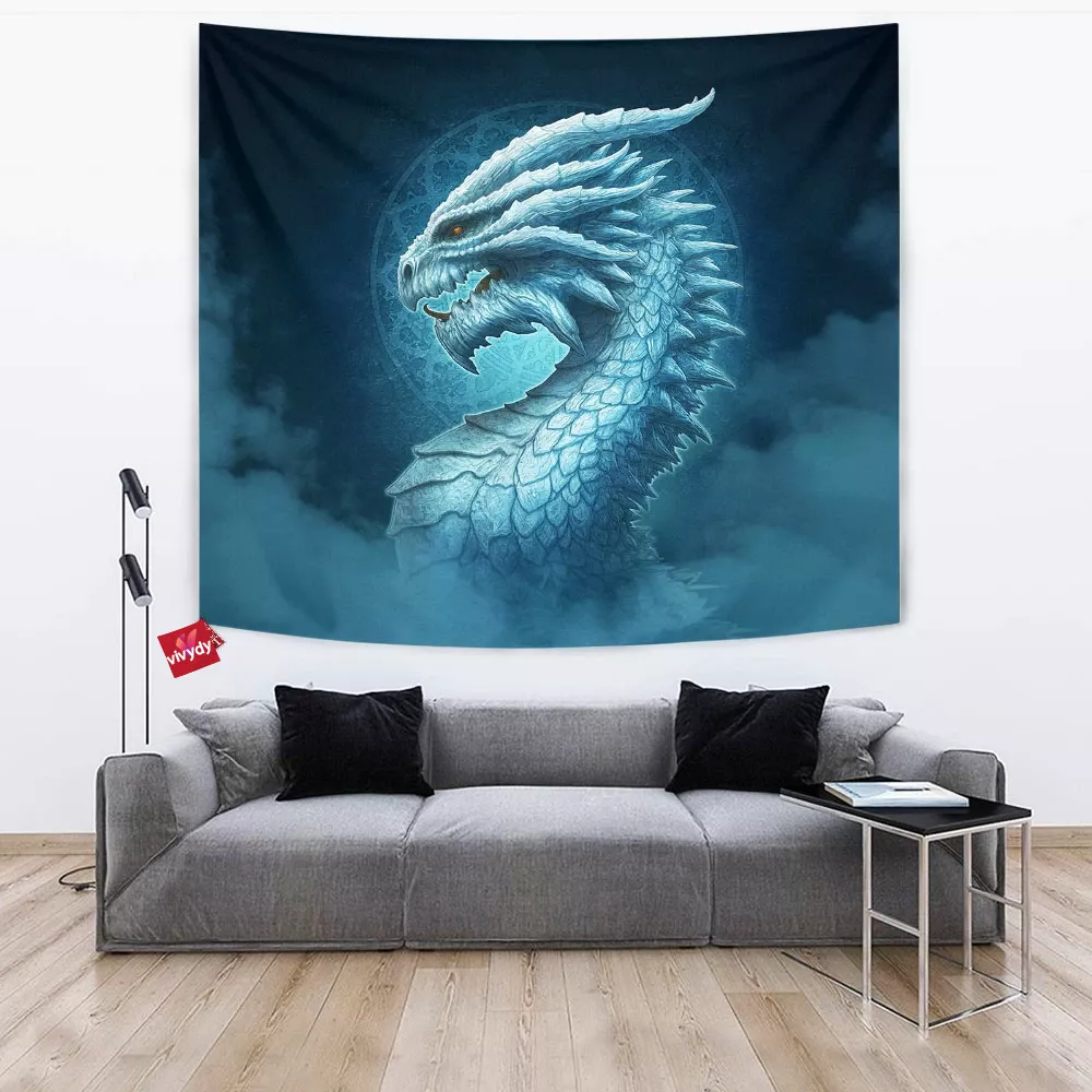 Ice Dragon Tapestry