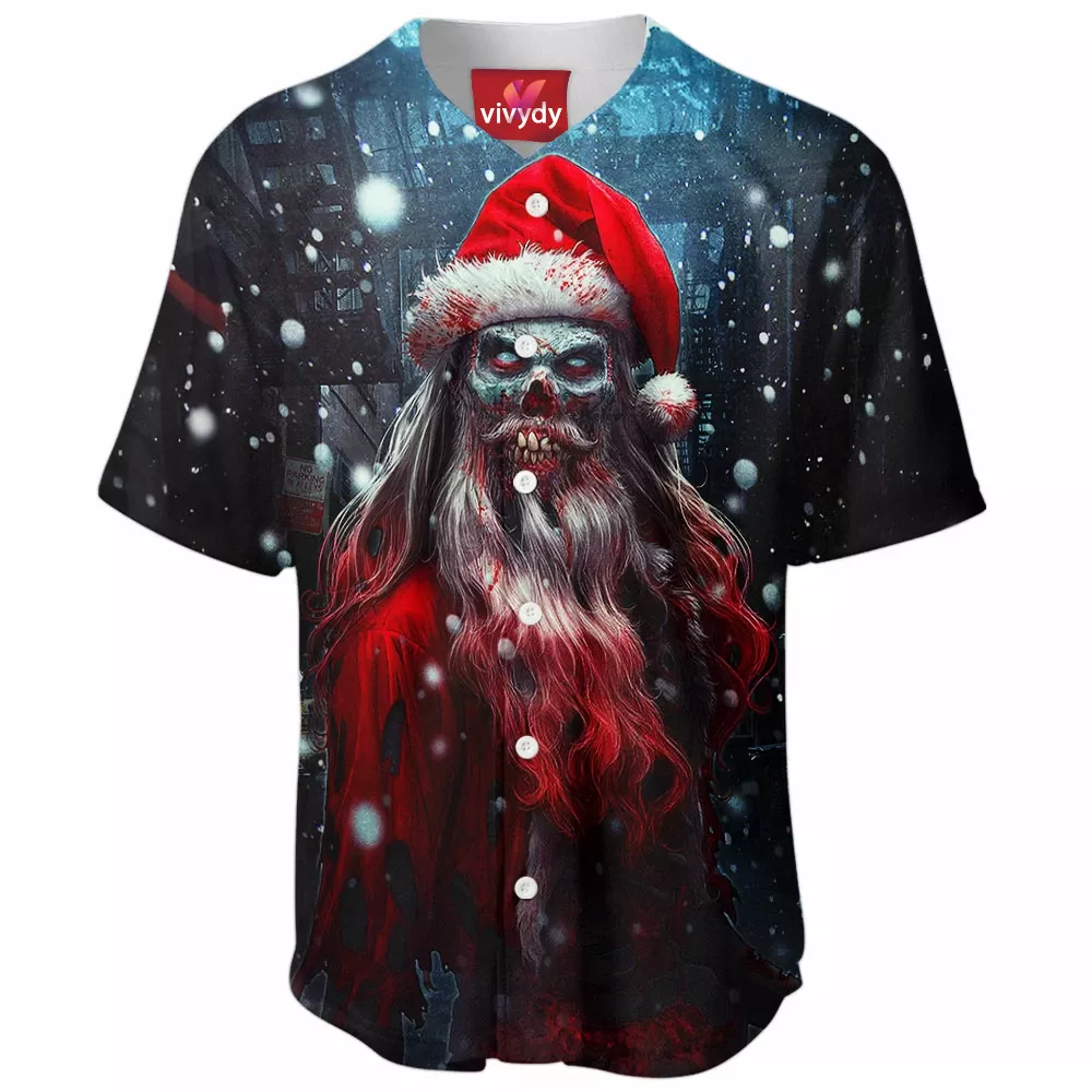 Zombie Claus Baseball Jersey