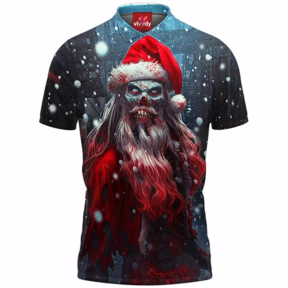 Zombie Claus Polo Shirt