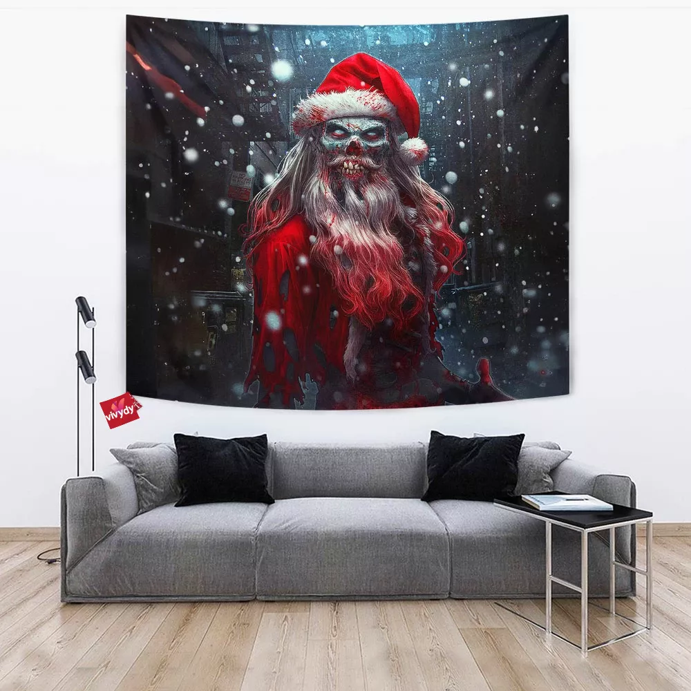 Zombie Claus Tapestry