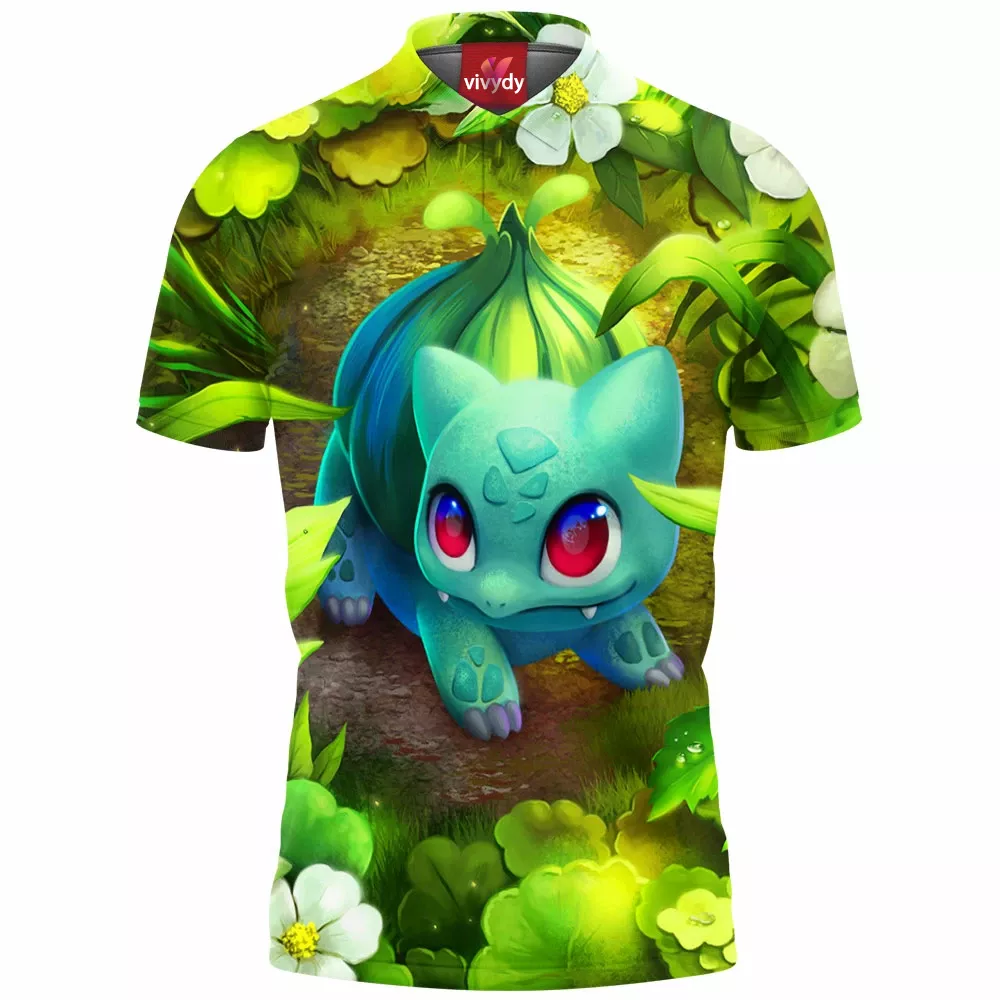 Garden Bulbasaur Polo Shirt