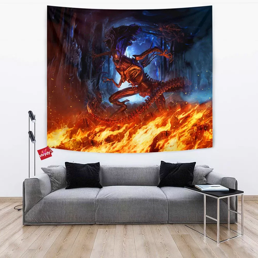 Alien Queen Tapestry