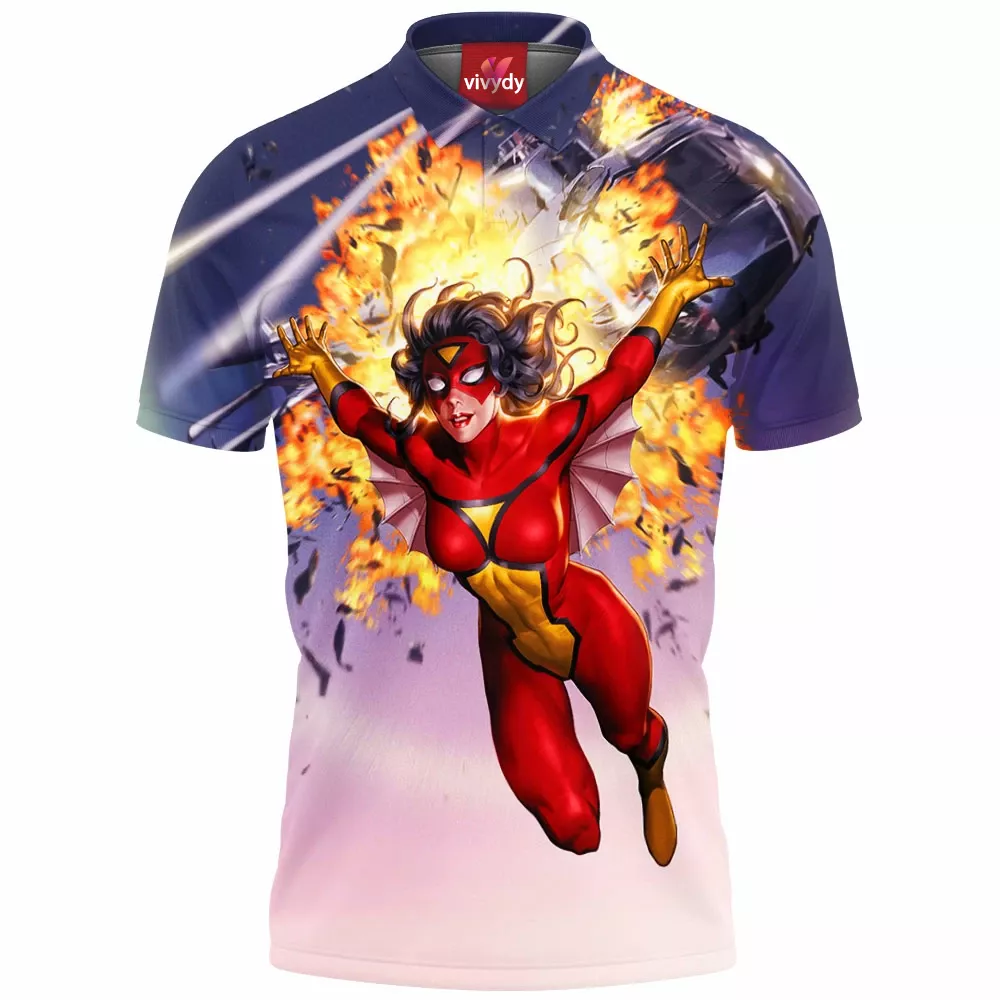 Spider-Woman Polo Shirt