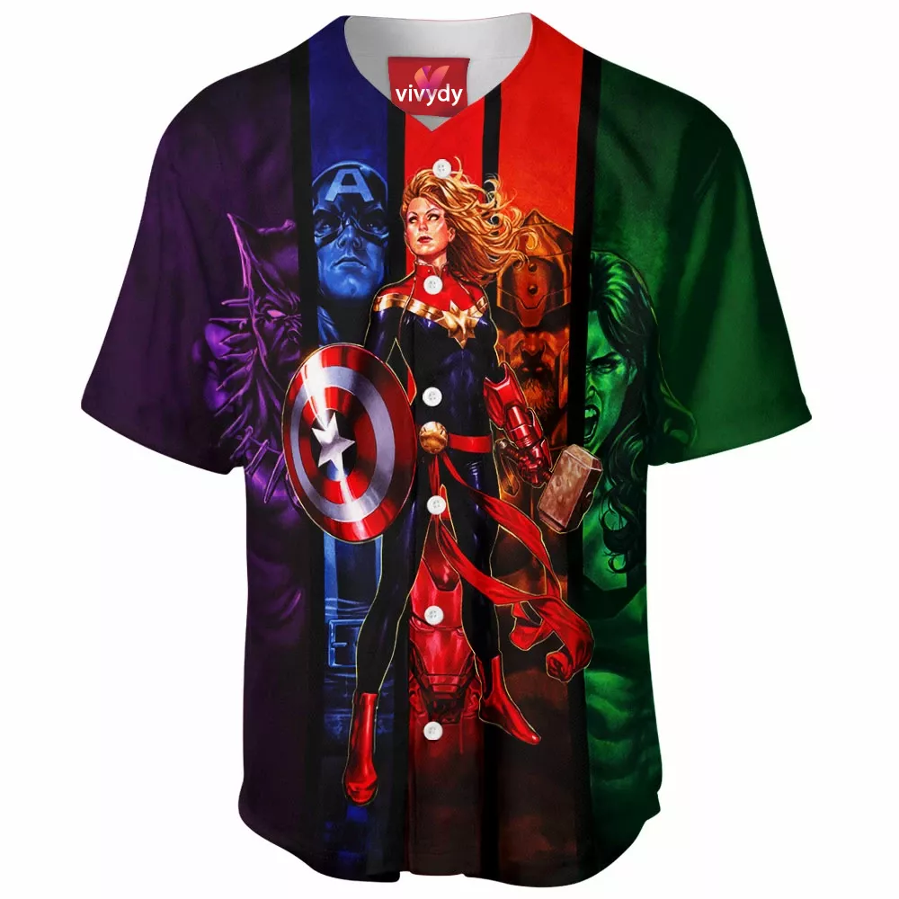 Captain Comic Baseball Jersey