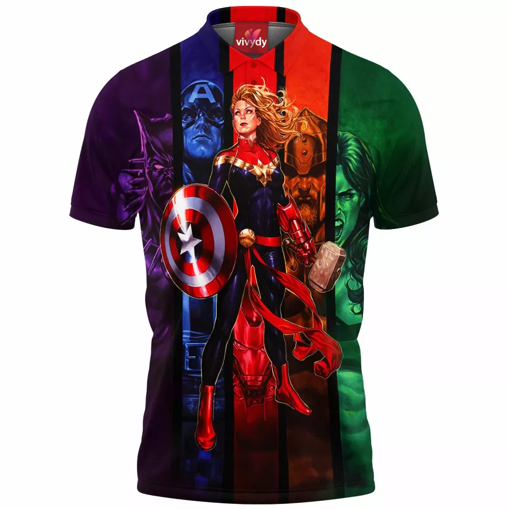 Captain Comic Polo Shirt