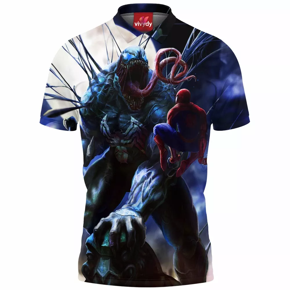 Venom Spider-man Polo Shirt