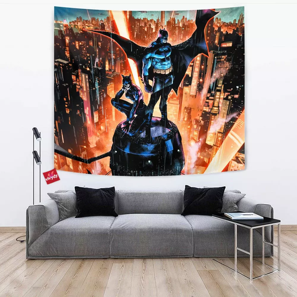 Batman Catwoman Tapestry