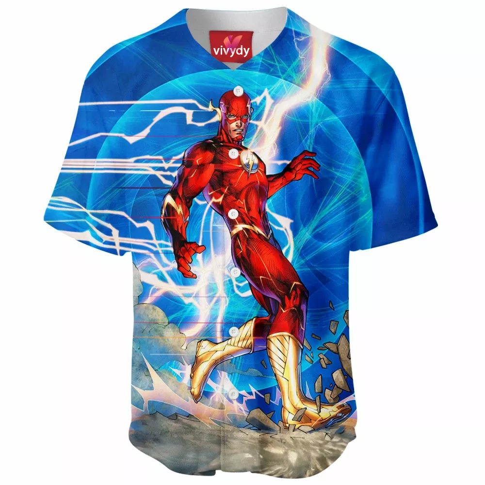 The Flash Comic Baseball Jersey