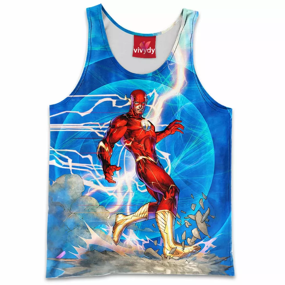 The Flash Comic Tank Top