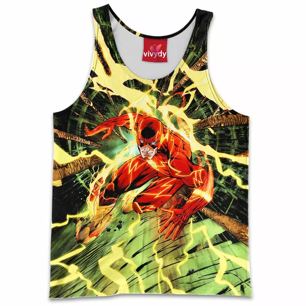 The Flash Comic Tank Top