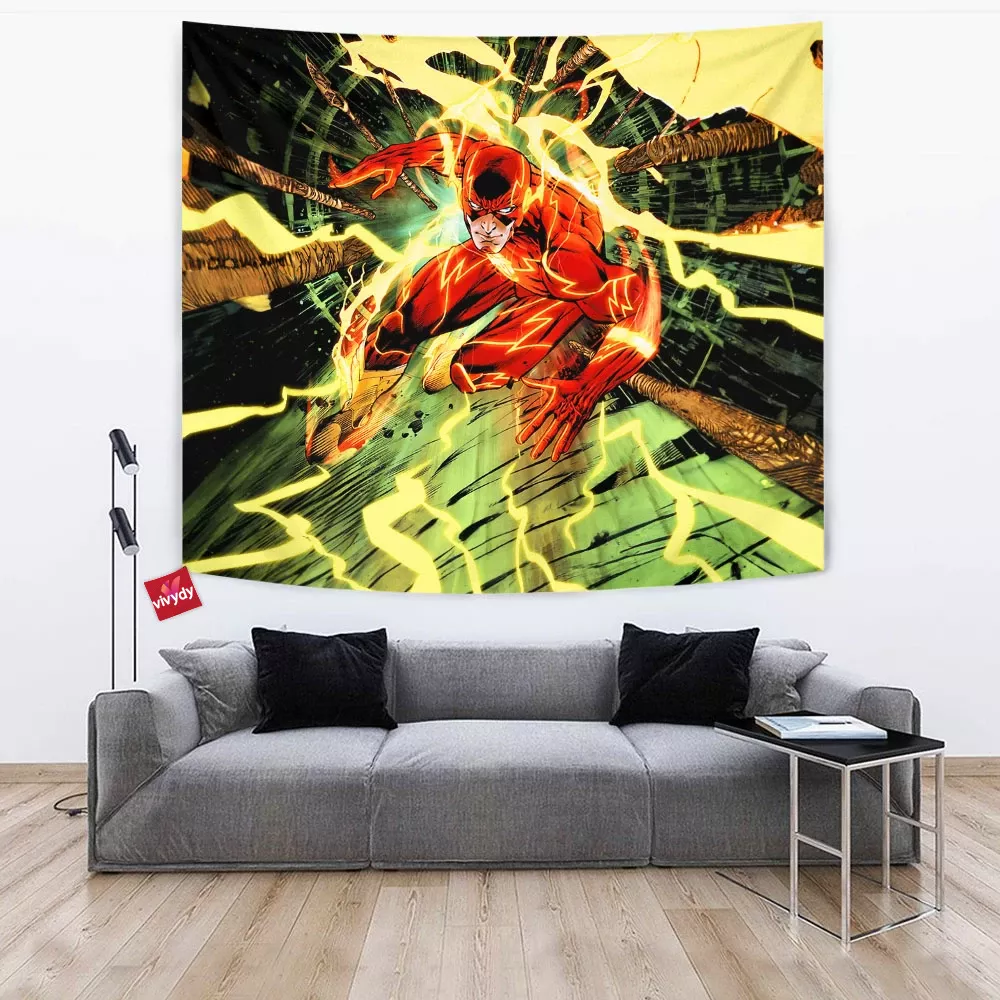 The Flash Comic Tapestry