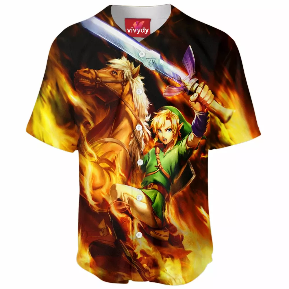 Link Legend Of Zelda Baseball Jersey