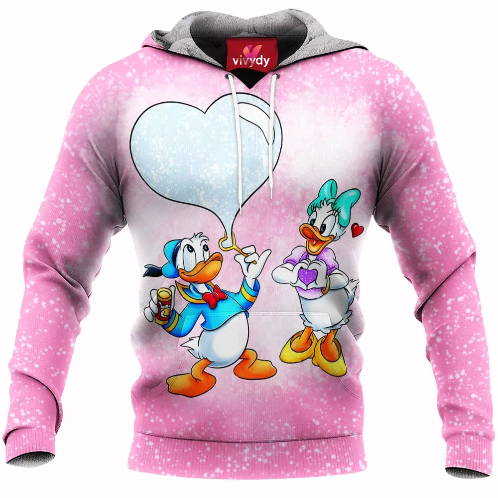 Donald Duck Daisy Duck Hoodie