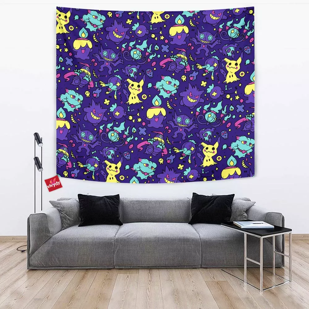 Ghost Pokemon Tapestry